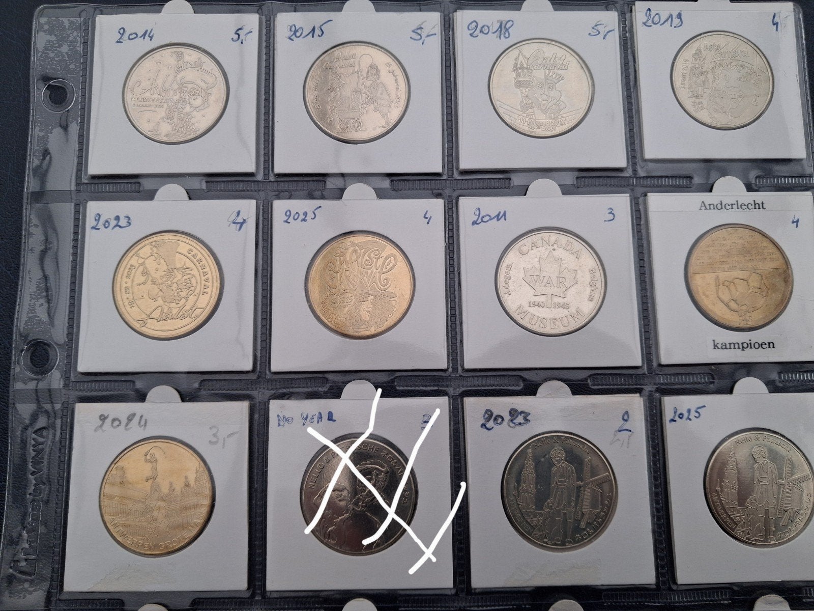 National Tokens belgian Heritage deel 1 (A -B), Enlèvement ou Envoi, Autres matériaux