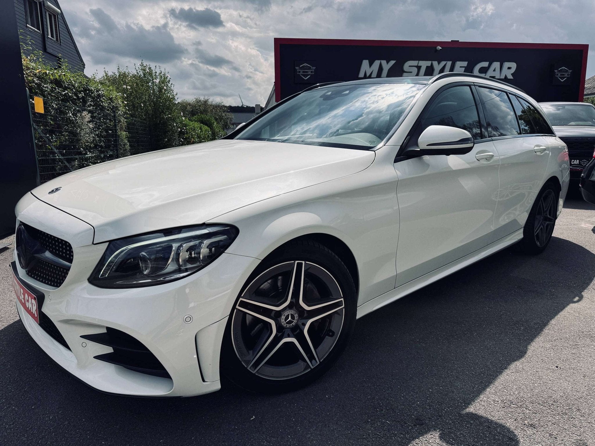 Mercedes-Benz C-Klasse 180 C 180 Pack AMG AUtomatique, Garan, Autos, Cuir, Achat, Euro 6, Noir