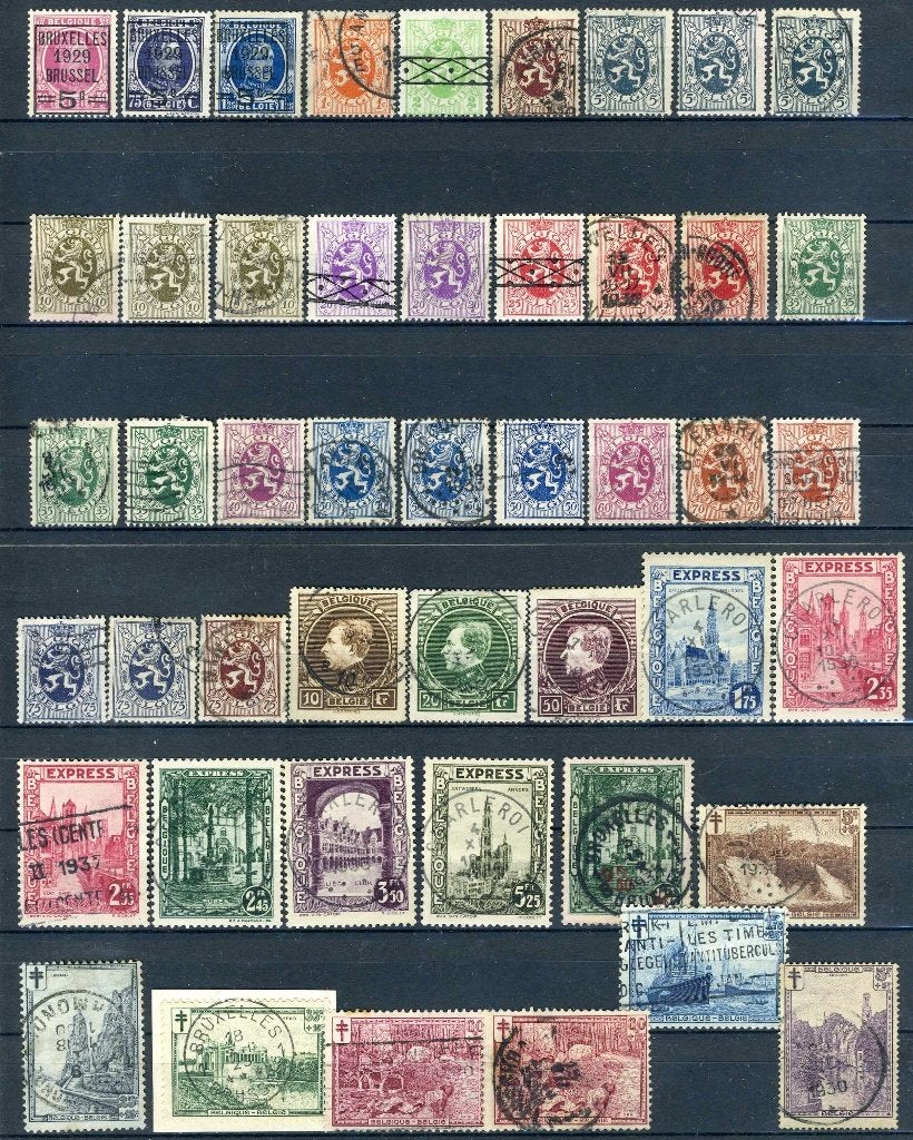 (B) Année 1929 estampillée (273-298) -3, Envoi, Affranchi, Oblitéré