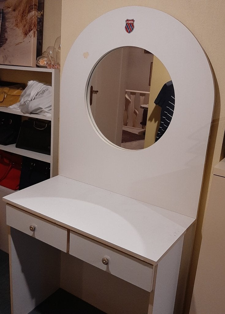 kast met spiegel, Ophalen, Gebruikt