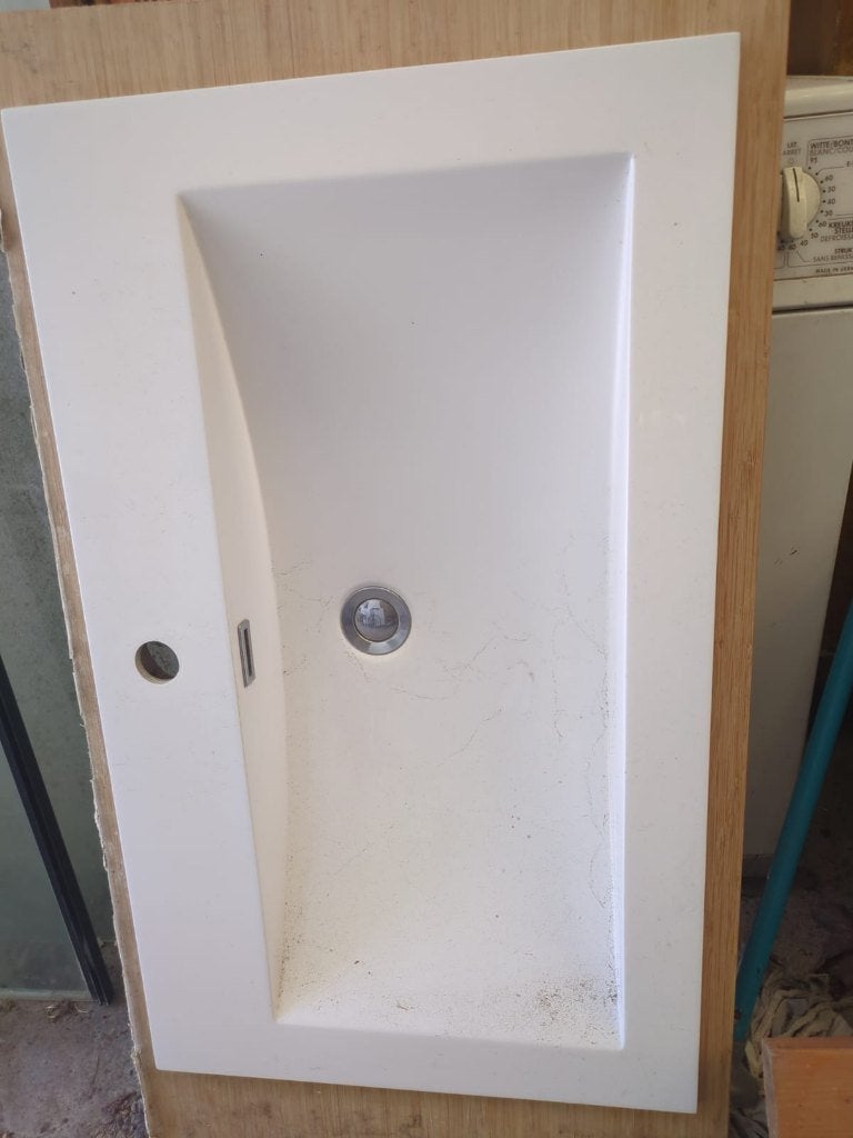 lavabo / wastafel, Huis en Inrichting, Ophalen, Gebruikt, Wasbak of Wastafel