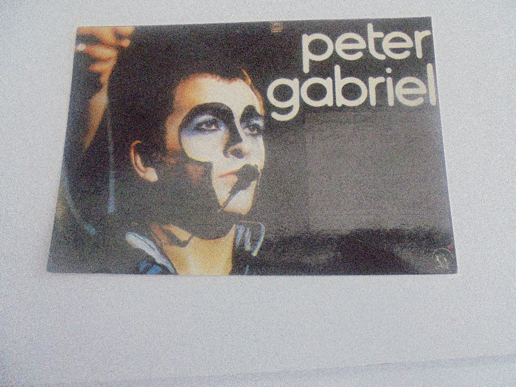 peter gabriel, Verzamelen, Postkaarten | Themakaarten, Ophalen of Verzenden, 1980 tot heden, Gelopen, Overige thema's
