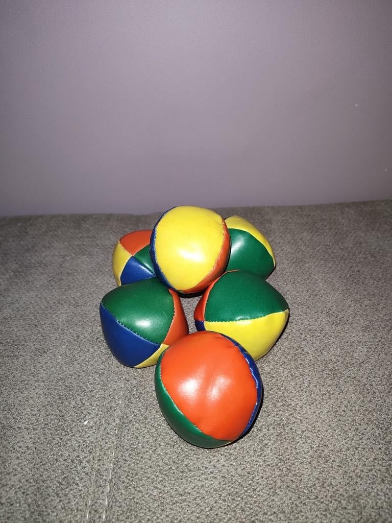 6 balles de jonglage, Enlèvement ou Envoi, Utilisé