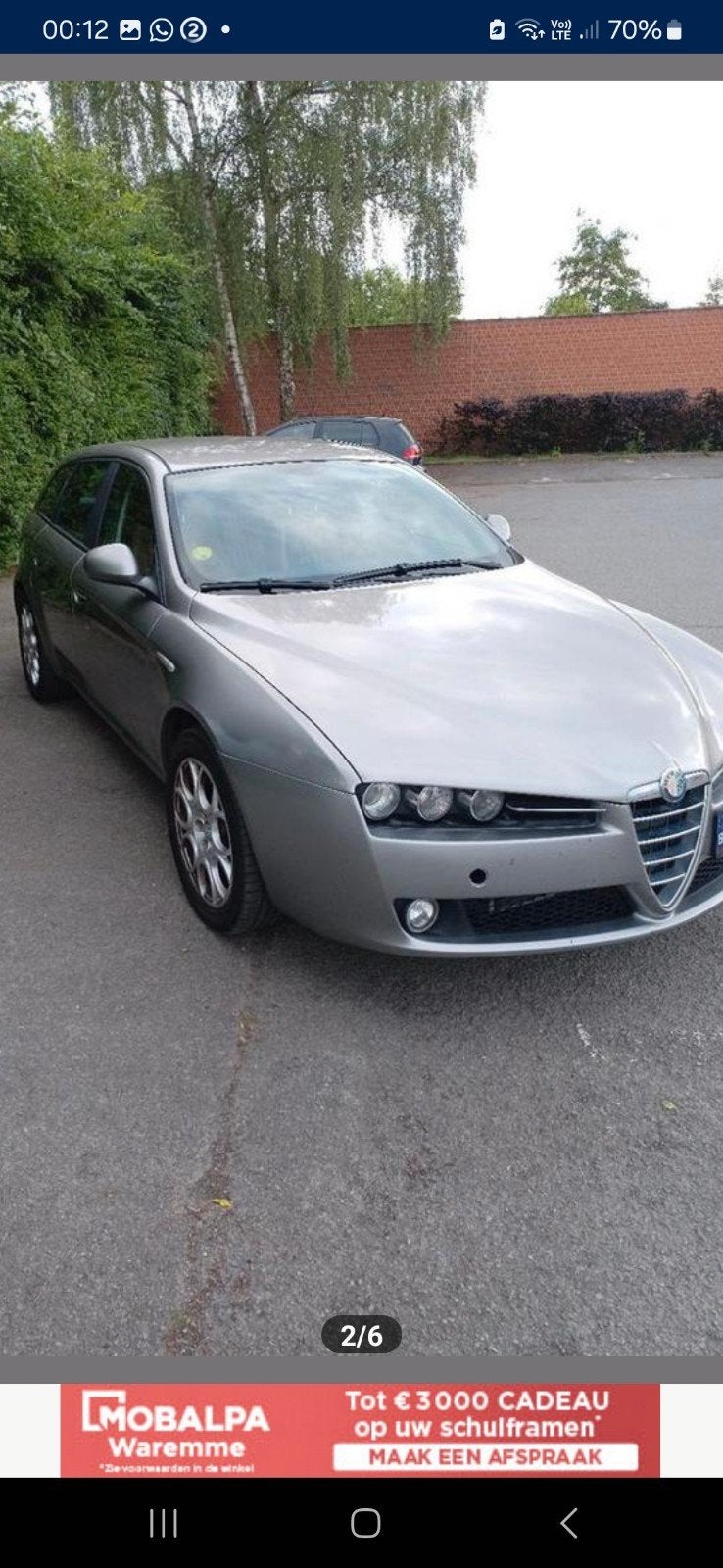 Alfa Romeo 159 1.8 Benzine, Auto's, Alfa Romeo, Voorwielaandrijving, 4 cilinders, Leder, Bruin