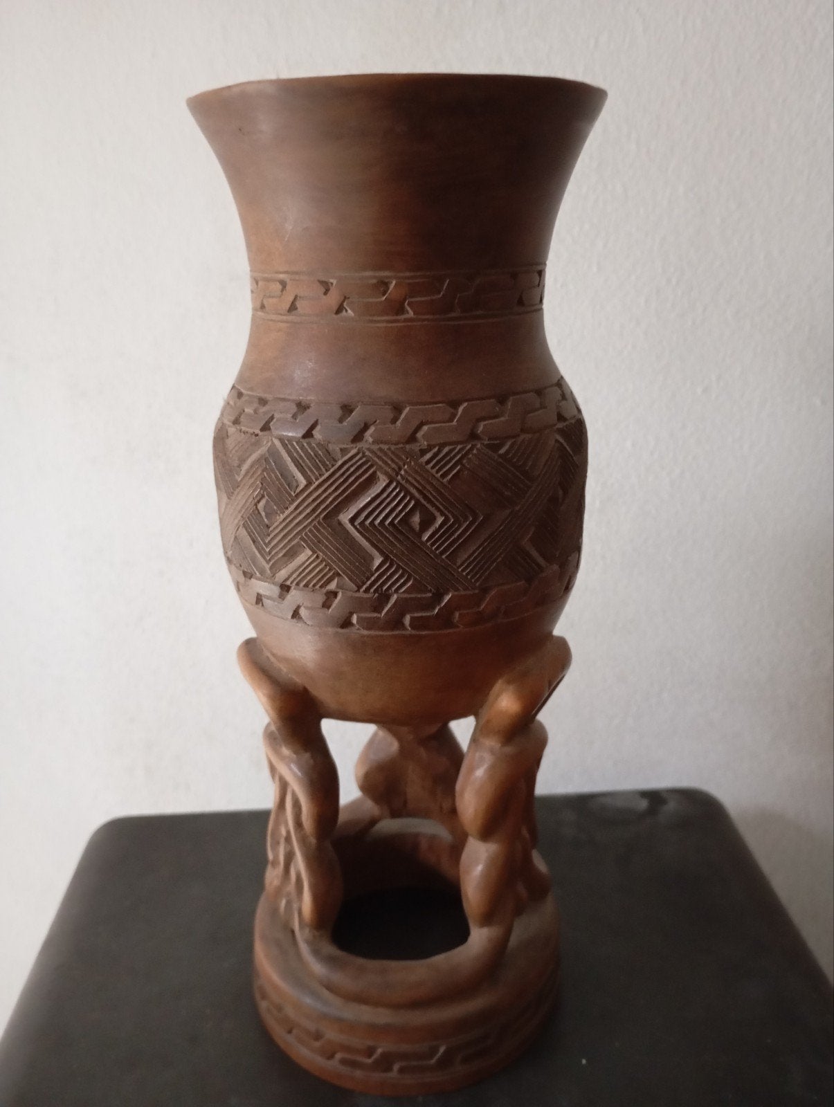 Dit is een prachtige Kuba-stijl beker Congo, Ophalen of Verzenden