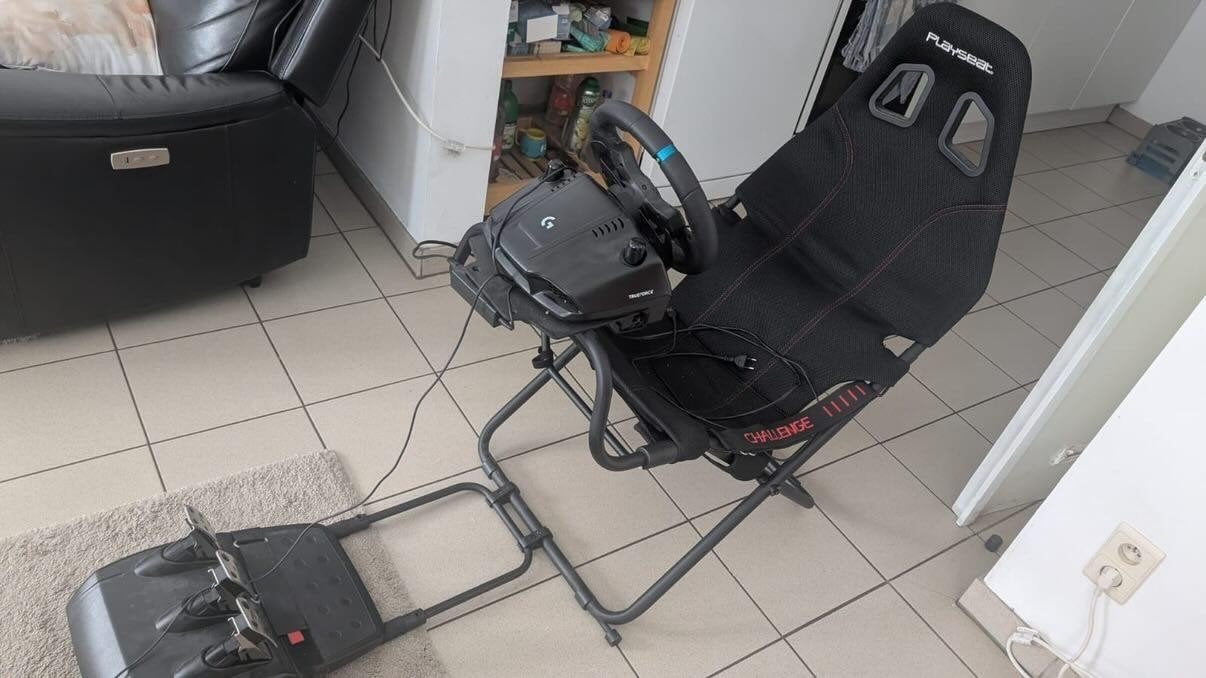 Playseat en racestuur, Enlèvement