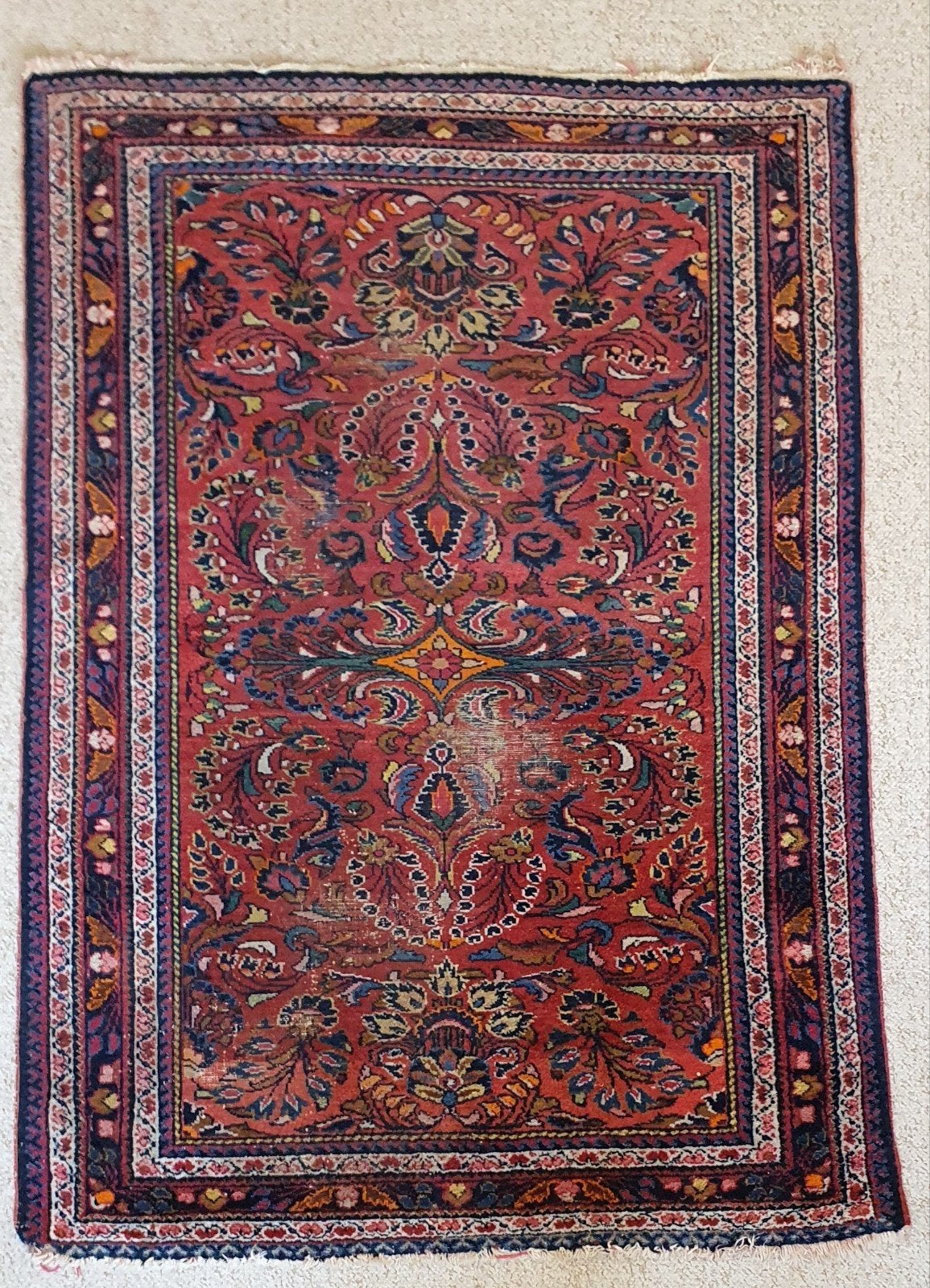 Tapis Persan Ancien - Laine, Enlèvement