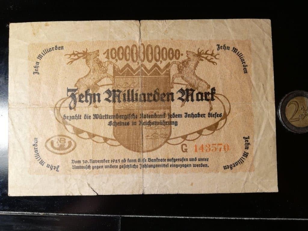 10 milliards de mark de Stuttgart, Envoi