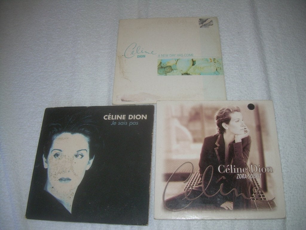 3 CD SINGLES - CELINE DION, 2 t/m 5 singles, Ophalen of Verzenden, Zo goed als nieuw, Pop