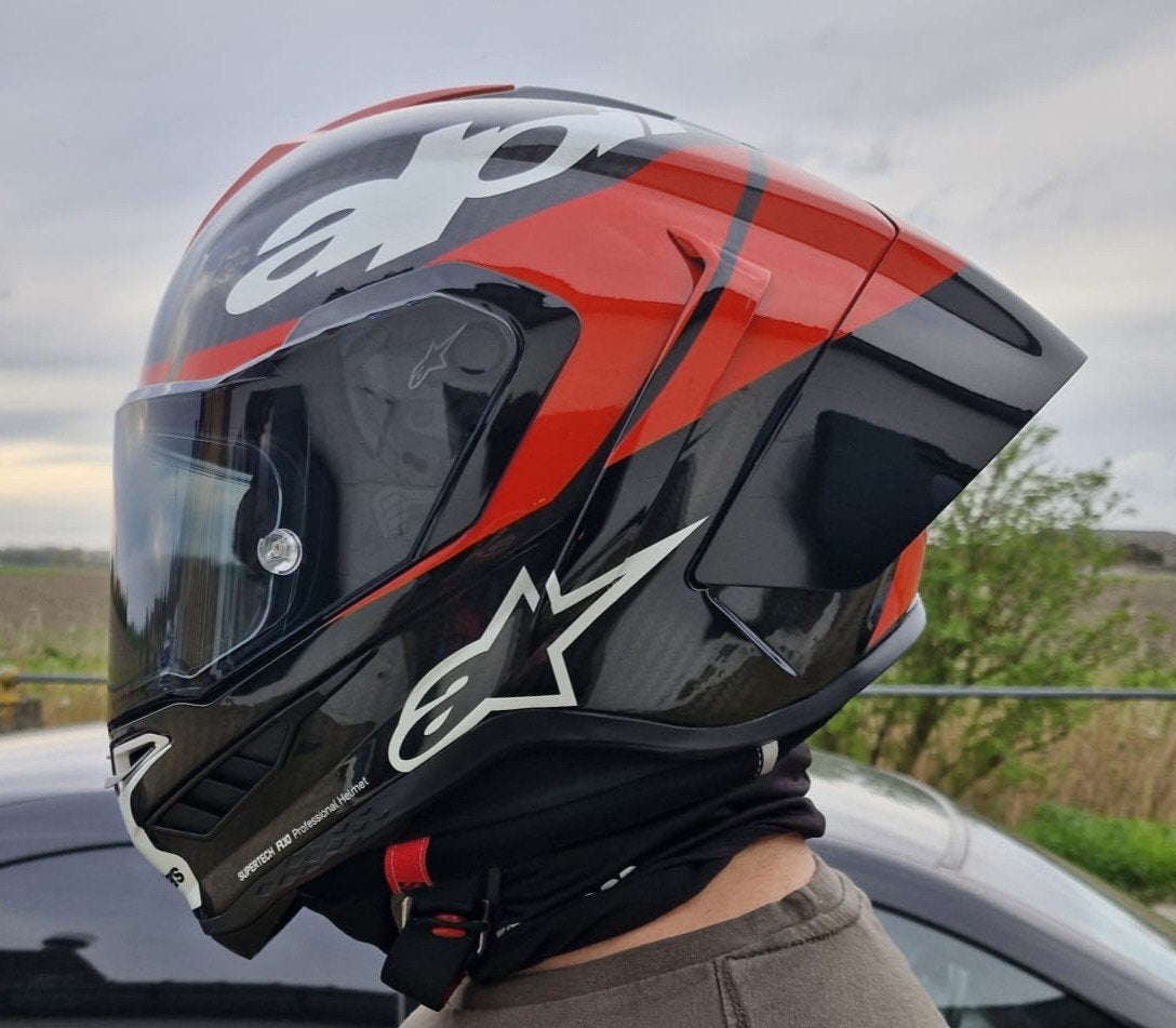 Helm Alpinestars r10 nieuwstaat large, Motoren, Ophalen