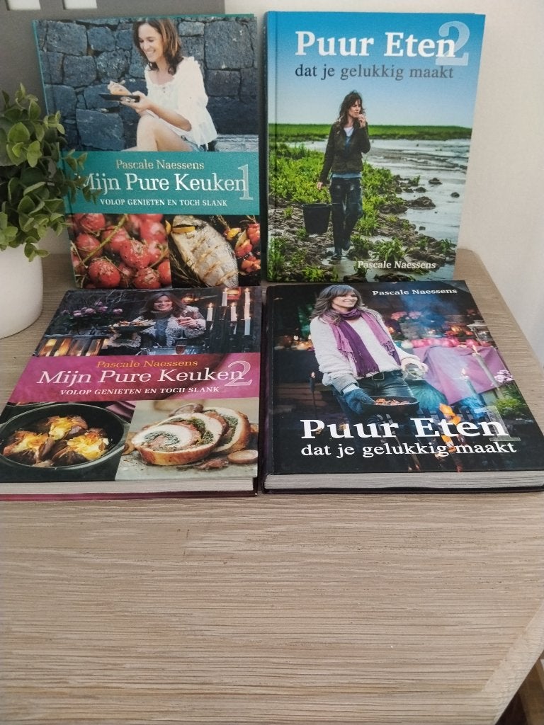 4 grote kookboeken Pascale Naessens, Boeken, Kookboeken, Ophalen of Verzenden, Zo goed als nieuw, Nederland en België, Gezond koken