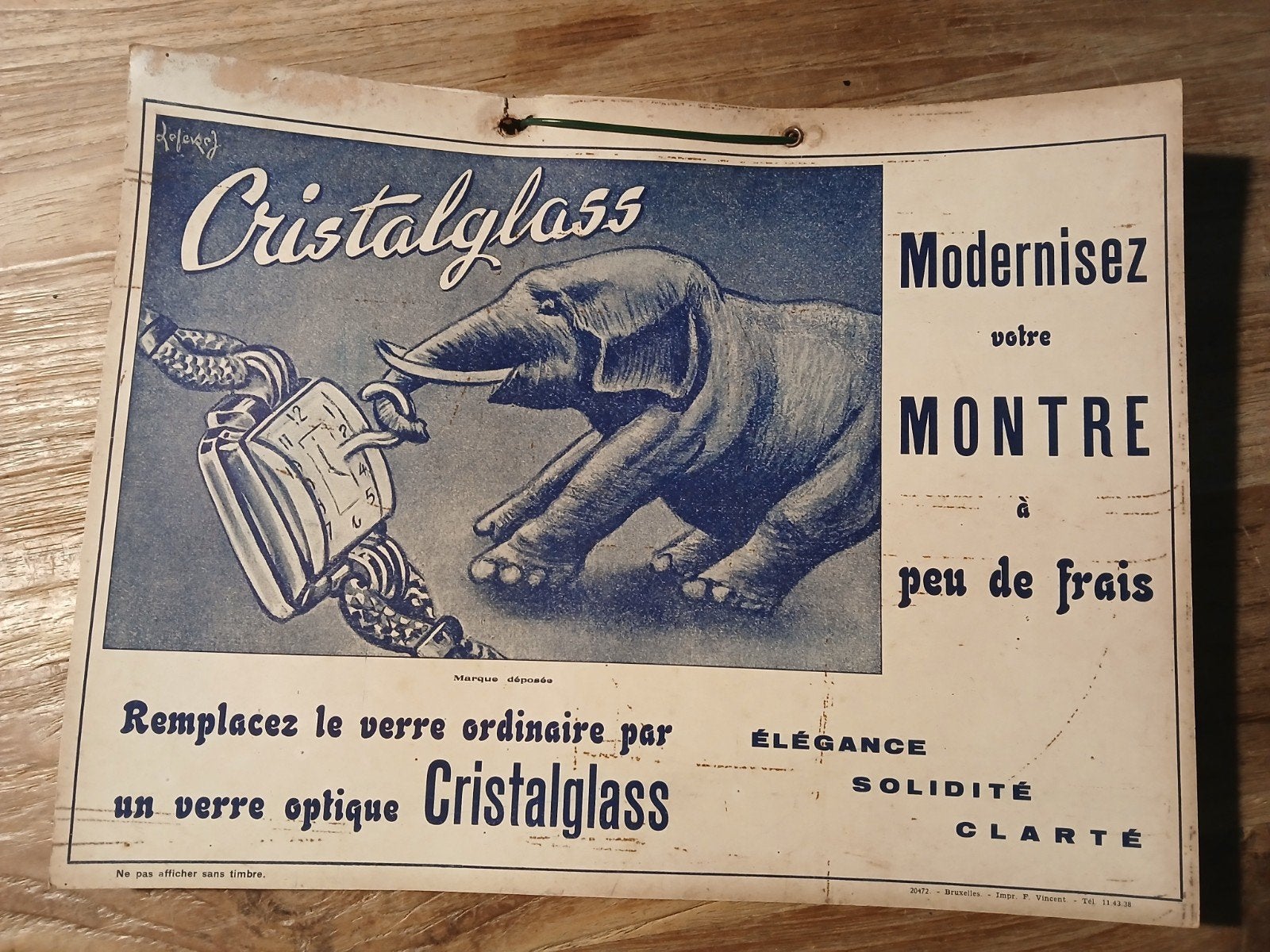 reklamebordje, Collections, Revues, Journaux & Coupures, Enlèvement ou Envoi