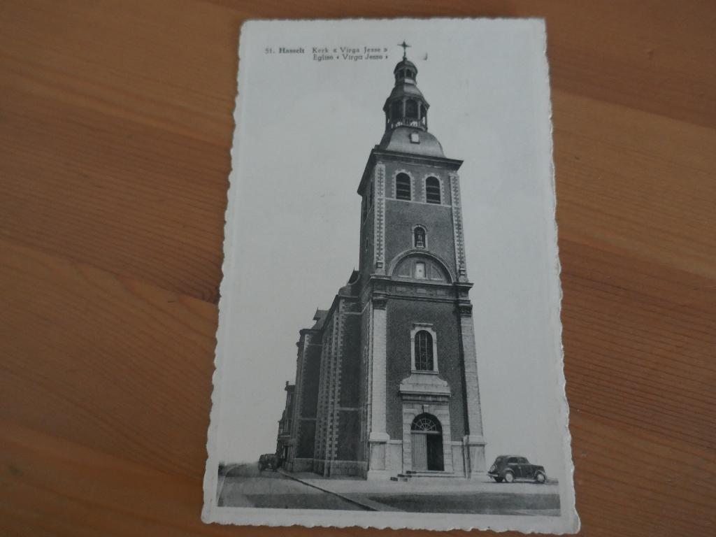 hasselt kerk"virga jesse", Verzamelen, Postkaarten | België, Verzenden, Gelopen, Limburg