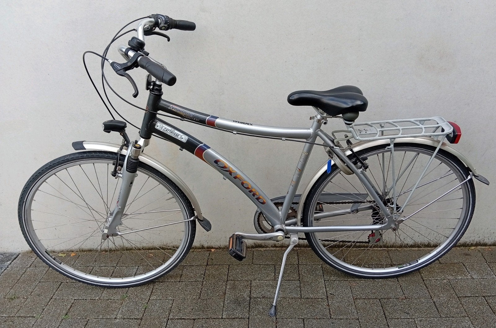Jongensfiets herenfiets Oxford Newland 28inch 7speed maat 50, Gebruikt, Velgrem, Versnellingen, 49 tot 53 cm
