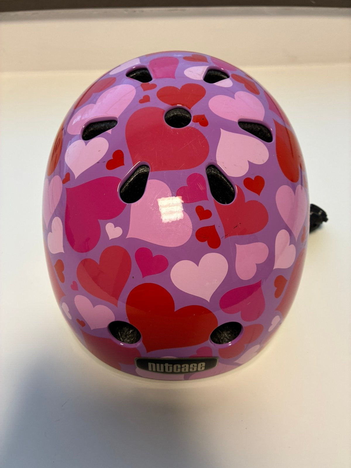 Roze fietshelm voor kinderen Nutcase maat S, Fietsen en Brommers, Ophalen, Gebruikt, S, Jongen of Meisje