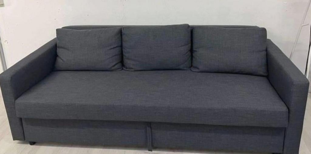 canapé 3 places IKEA FRIHETEN avec fonction lit et coffre, Maison & Meubles, Enlèvement, Utilisé