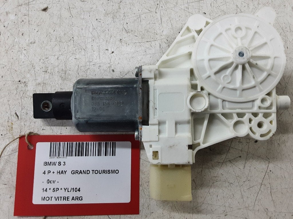 MOTEUR LEVE VITRE ELECTRIQUE ARRIÈRE GAUCHE BMW (70460310), Arrière, Mevr. I. Hauben, Utilisé, BMW