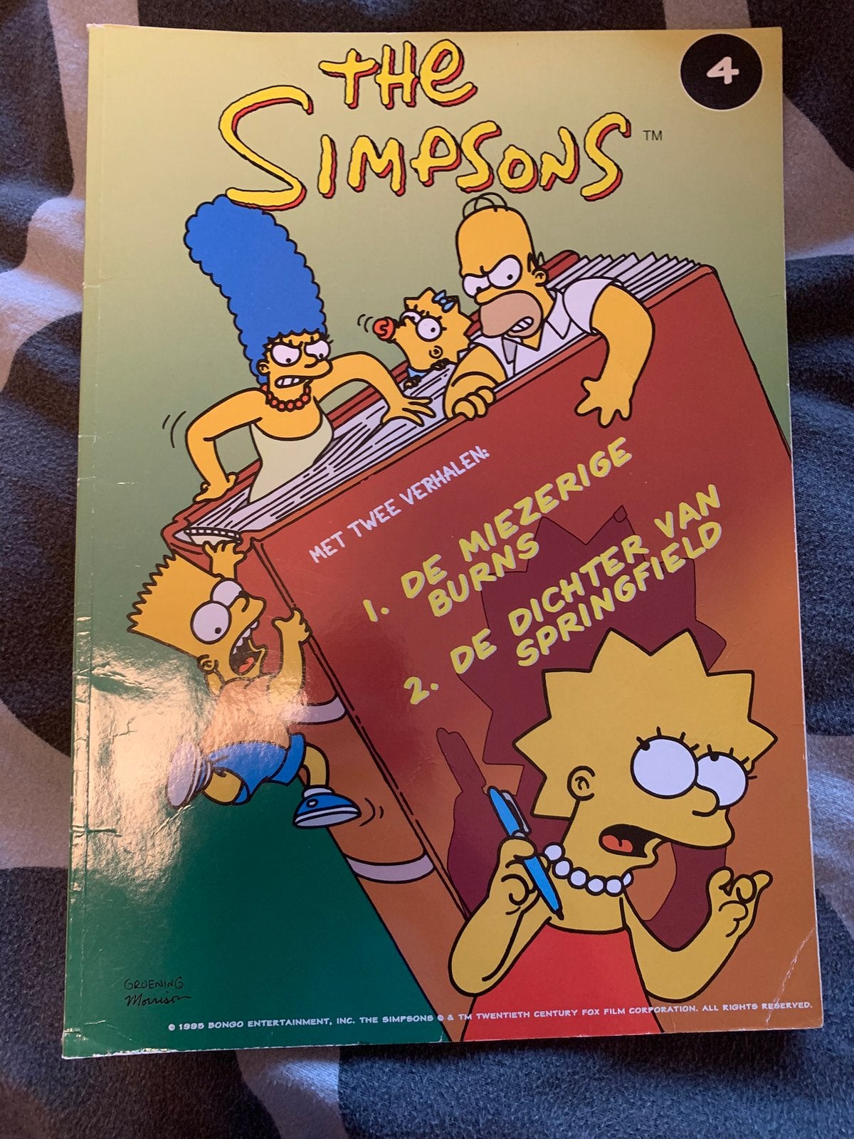 Strip - The simpsons nr 4, Boeken, Ophalen of Verzenden, Zo goed als nieuw