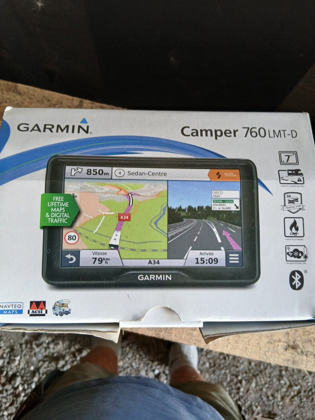 gps camping car carmin, Caravanes & Camping, Enlèvement, Comme neuf