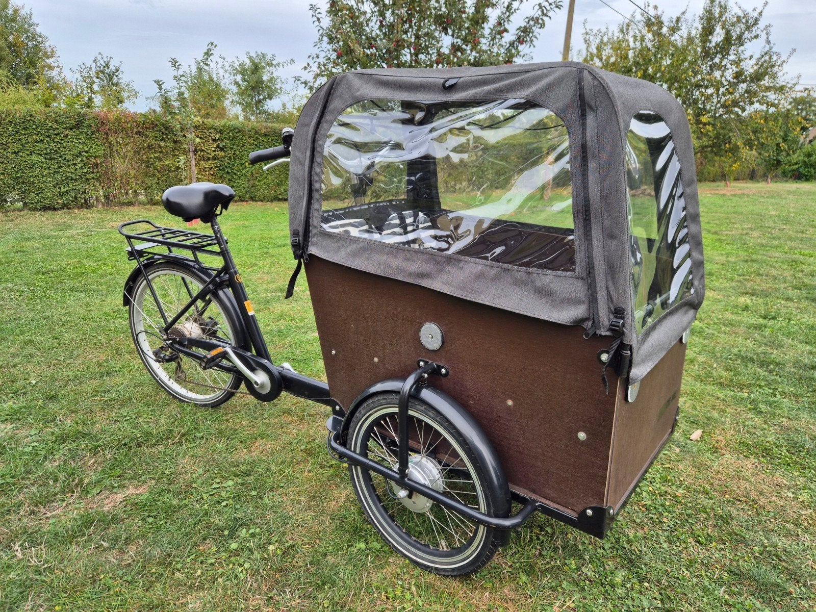Babboe Big E - elektrische bakfiets, Fietsen en Brommers, 4 kinderen of meer, Gebruikt, Elektrisch, Ophalen