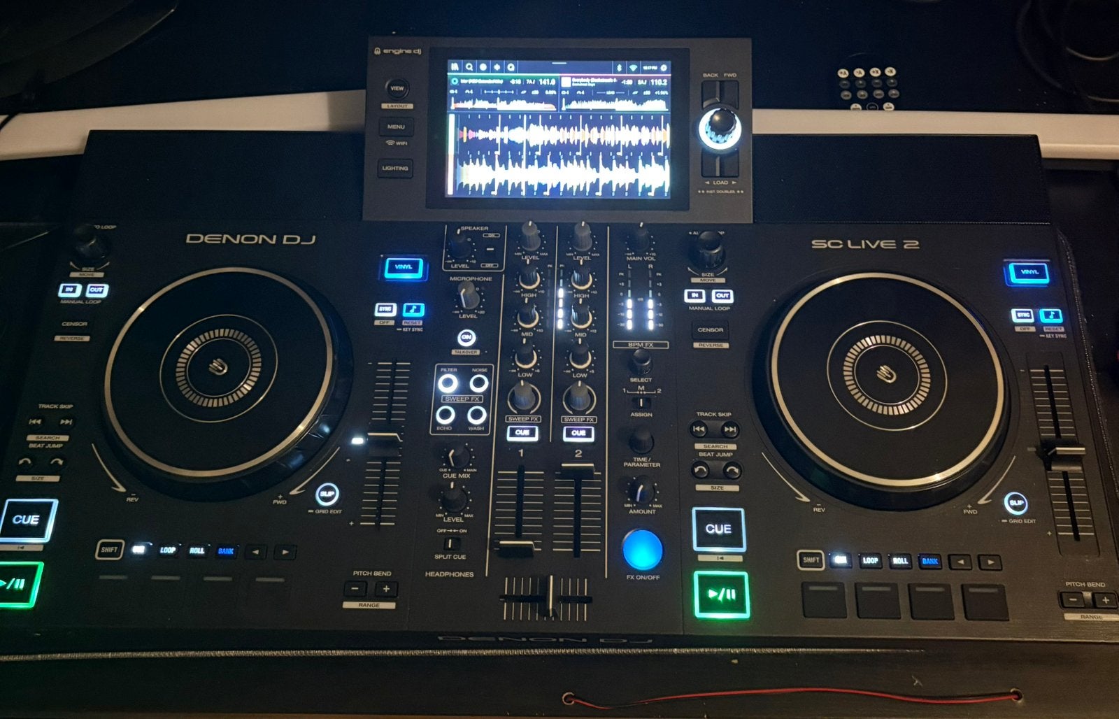 Denon dj live sc 2, Muziek en Instrumenten, Ophalen of Verzenden, Zo goed als nieuw, Denon