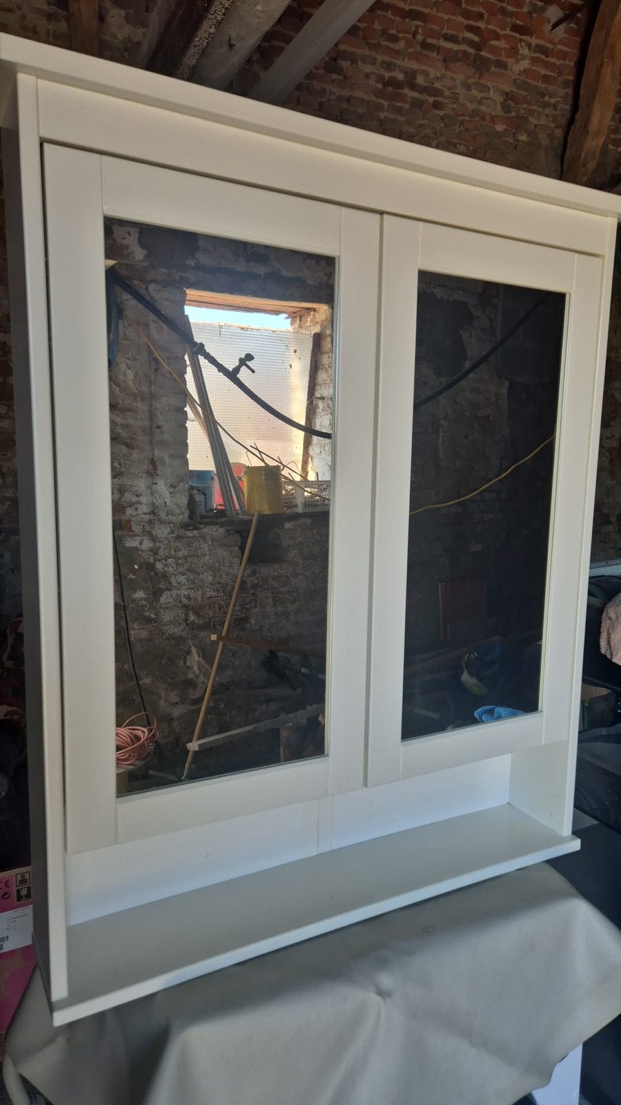 Armoire salle de bain avec miroir, Enlèvement, Utilisé, Miroir/armoire de toilette
