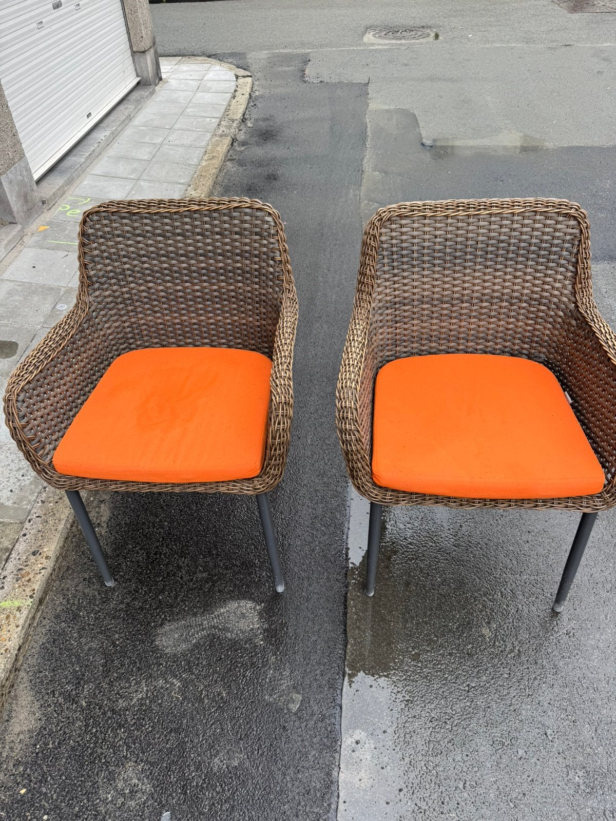 2 mooie terasstoelen tuinstoelen, Huis en Inrichting, Stoelen, Ophalen, Zo goed als nieuw
