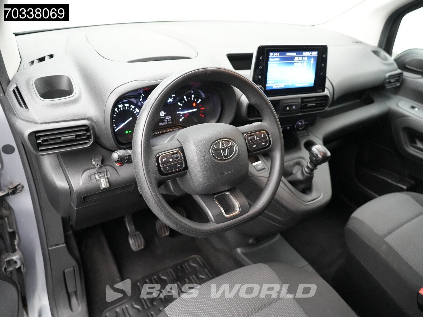 Toyota ProAce City 110PK 1.5D D-4D Long L2 XL Navi Camera Ai, Autos, Argent ou Gris, Achat, Volant multifonction, Euro 6