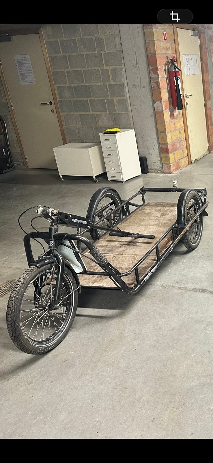 Fiets aanhangwagen carla cargo bwj 2023, Ophalen, Gebruikt, Bagagekar, 80 kg of meer