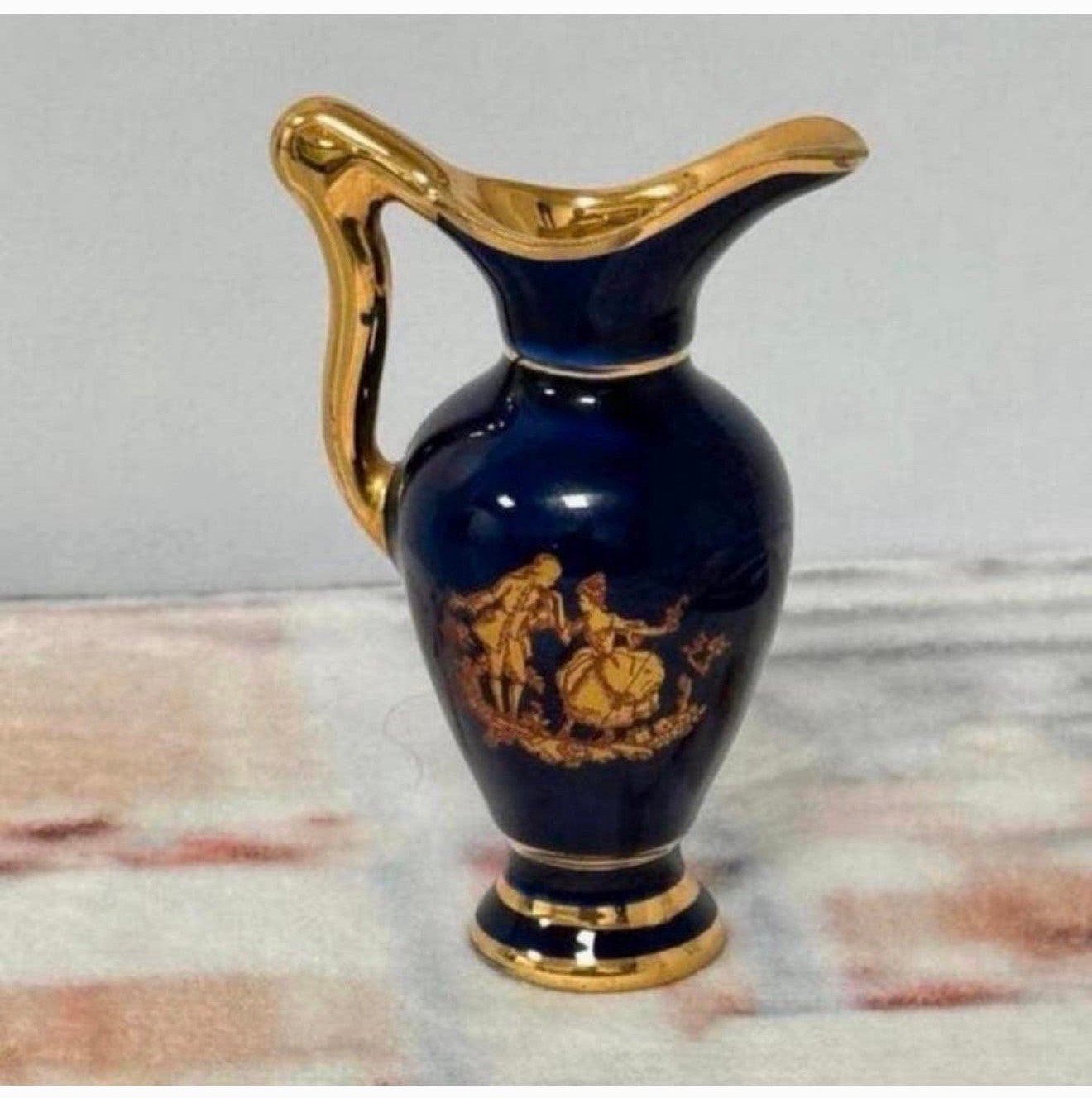 Vase miniature en porcelaine de Limoges ancien France Paris, Antiquités & Art, Enlèvement ou Envoi