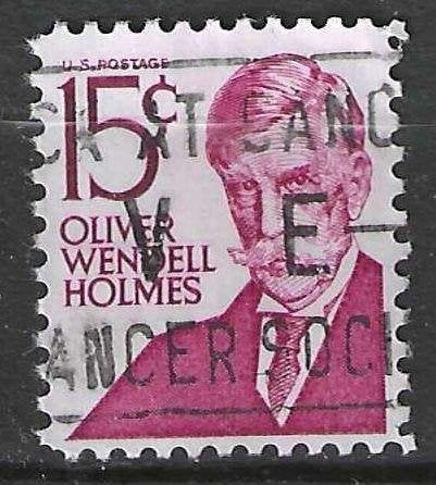 USA 1967/1968 - Yvert 821 - Oliver Wendell Holmes  (ST), Verzenden, Gestempeld