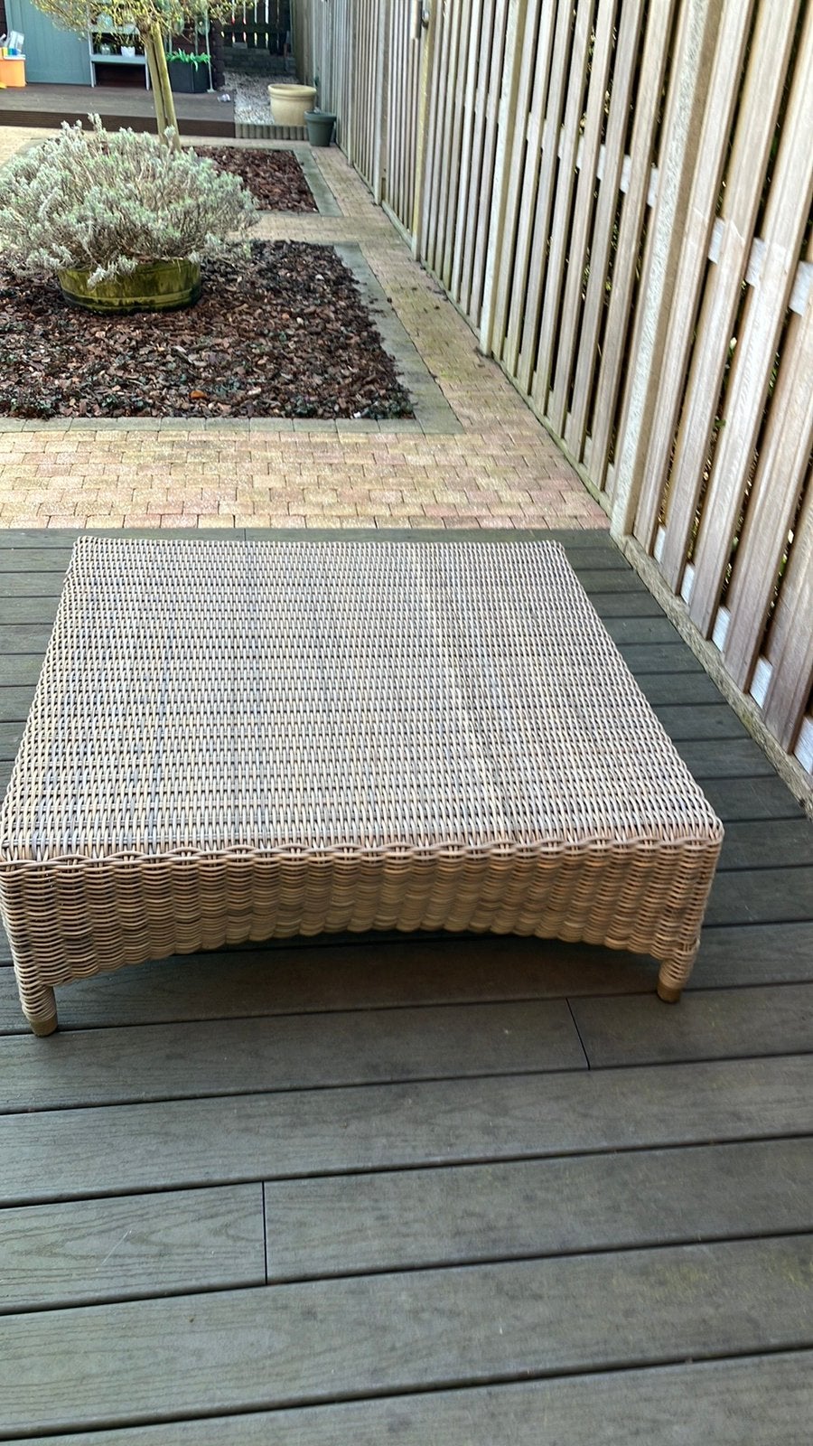Zit of tafel voor tuin of terras, Enlèvement, Comme neuf