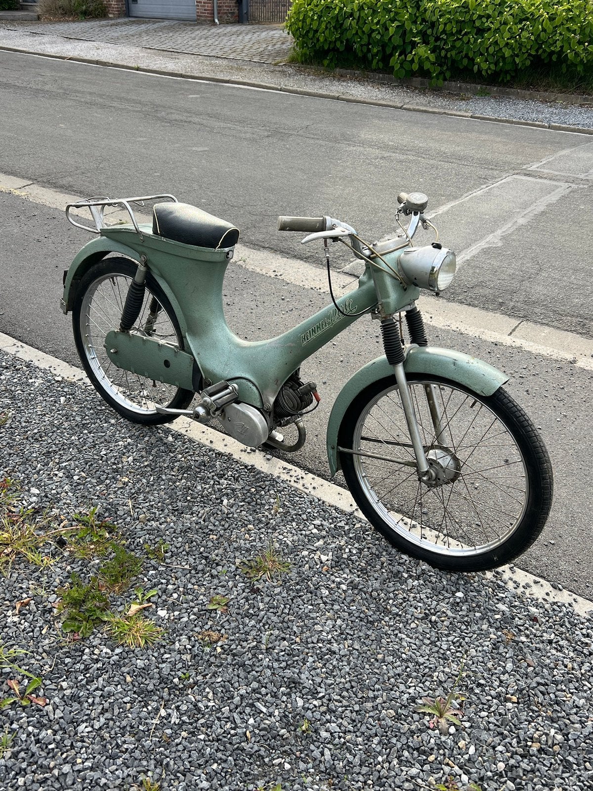 Heinkel Perle Bromfiets uit 1957 - Geen motobecane Peugeot, Fietsen en Brommers, Klasse B (45 km/u), 2 versnellingen, 50 cc, Ophalen