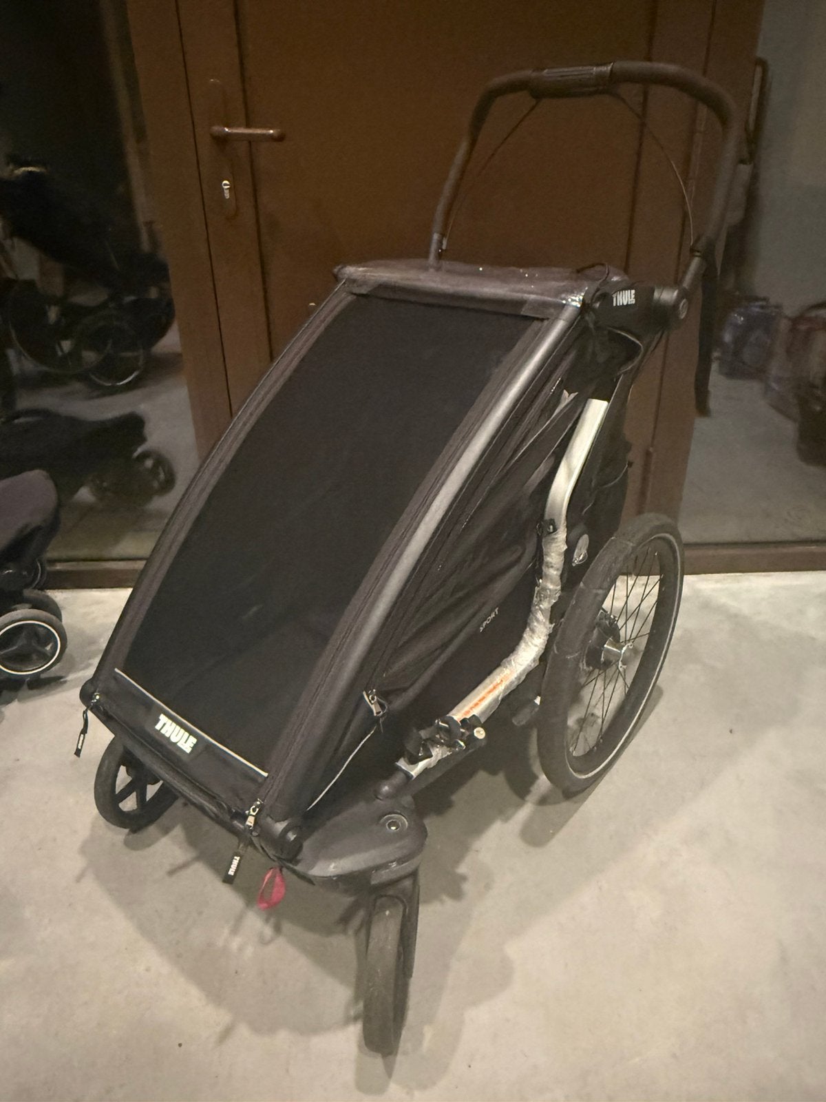 Thule Chariot Sport 1, Fietsen en Brommers, Opvouwbaar, 20 tot 40 kg, Ophalen of Verzenden, Zo goed als nieuw