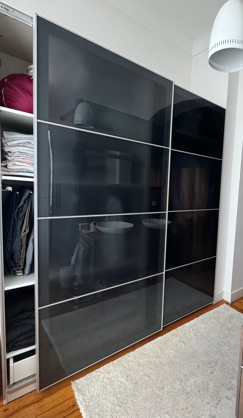 Armoires à portes Ikea, Enlèvement, Utilisé, 50 à 100 cm, 200 cm ou plus