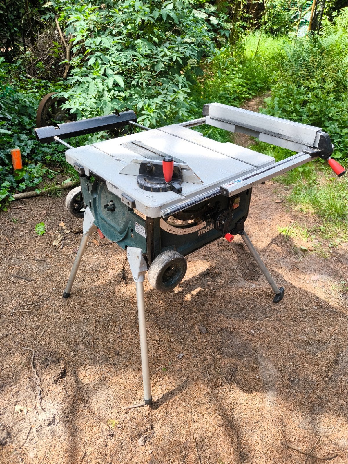Metabo TS 254 Tafelcirkelzaag - Krachtig en Mobiel, Ophalen, Gebruikt, 30 tot 70 mm, Metabo