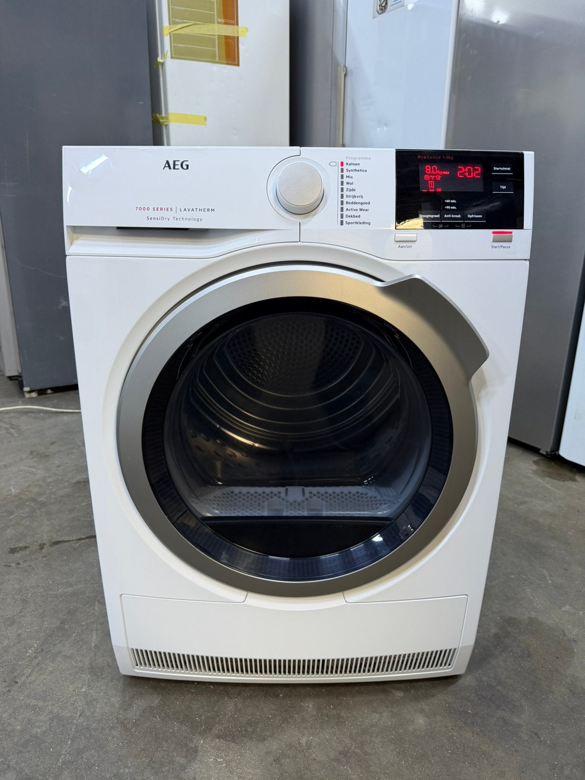 Droogkast AEG A+++ 8 Kg met GARANTIE, Elektronische apparatuur, Ophalen of Verzenden, Zo goed als nieuw