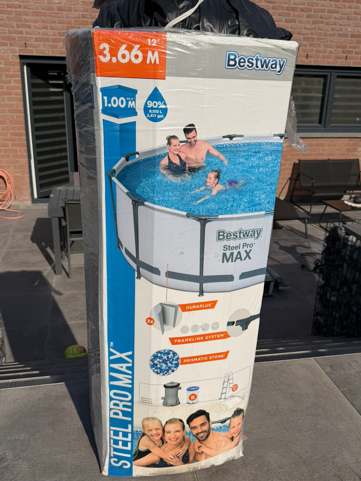 Piscine hors sol bestway 366, Jardin & Terrasse, Enlèvement, Utilisé