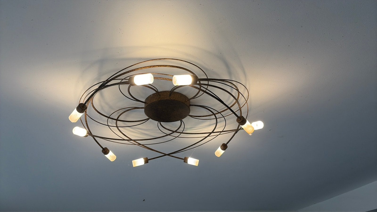 luminaires led imitation rouillé, Maison & Meubles, Lampes | Plafonniers, Enlèvement, Comme neuf, LED