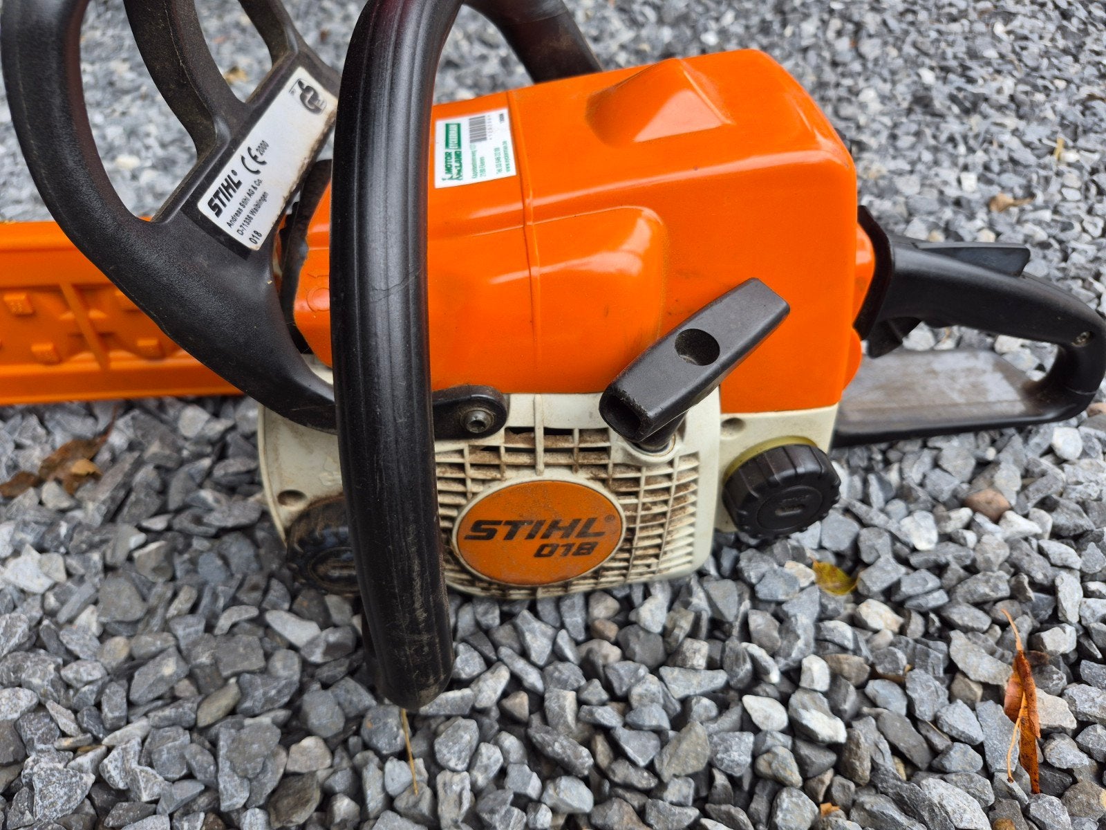 Stihl 018 kettingzaag 2 takt easy start-30  cm blad, Tuin en Terras, Ophalen, Gebruikt, Overige soorten, Stihl