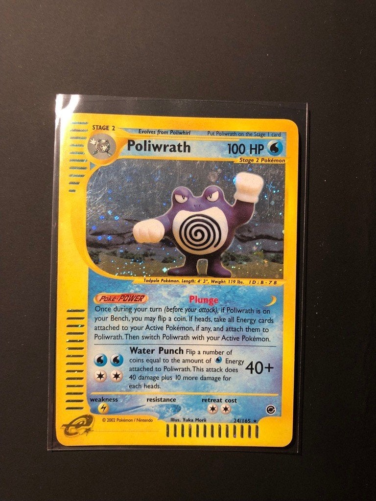 Poliwrath holo expedition, Ophalen of Verzenden, Nieuw, Losse kaart