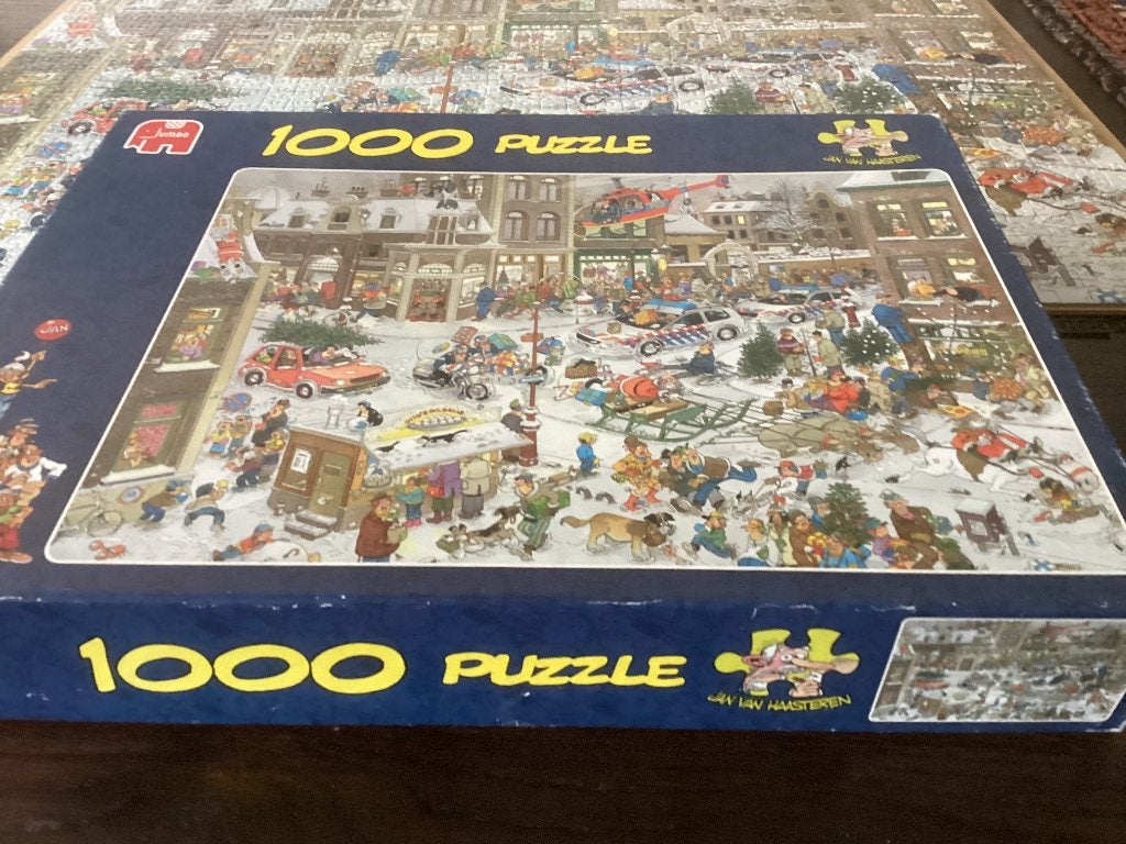 Legpuzzel jvh Kerstmis 2009/5, Enlèvement, 500 à 1500 pièces, Comme neuf, Puzzle