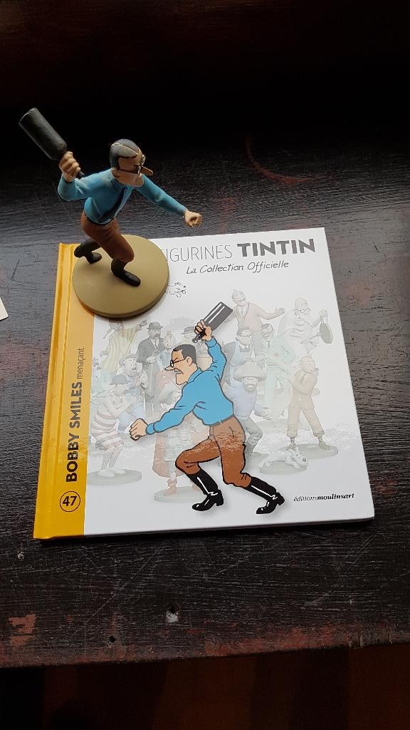 tintin figurine n47, Ophalen of Verzenden, Kuifje, Zo goed als nieuw, Beeldje of Figuurtje