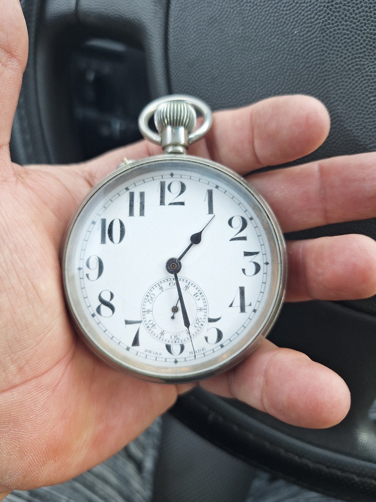 Vintage zakhorloge in grote maten, Ophalen of Verzenden, Zakhorloge
