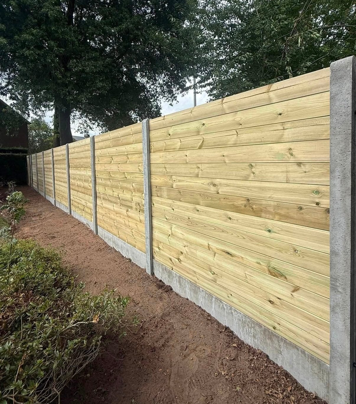 Tuin afsluiting/omheinig plaatsen in heel belgie, Jardin & Terrasse, Palissades, Enlèvement ou Envoi, Comme neuf