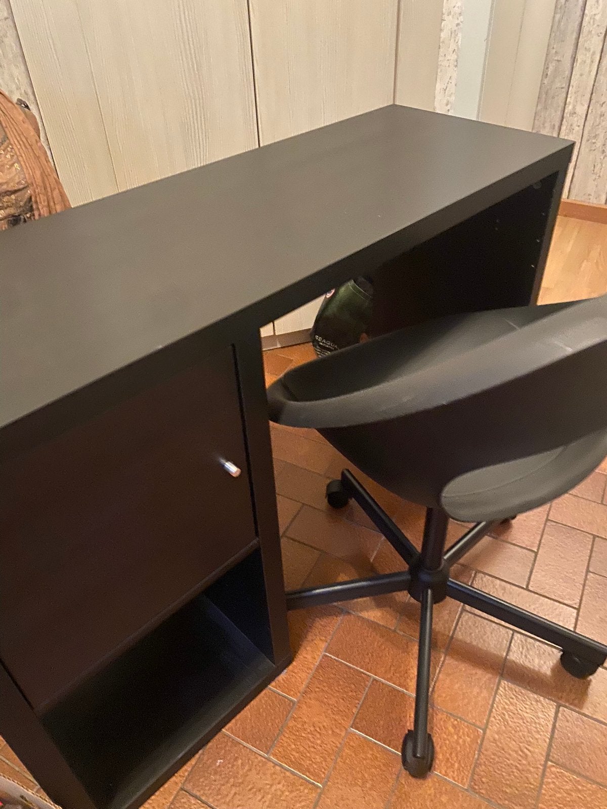 Bureau en. Stoel, Huis en Inrichting, Bureaus, Ophalen, 112 cm, Hout, Kinderbureau