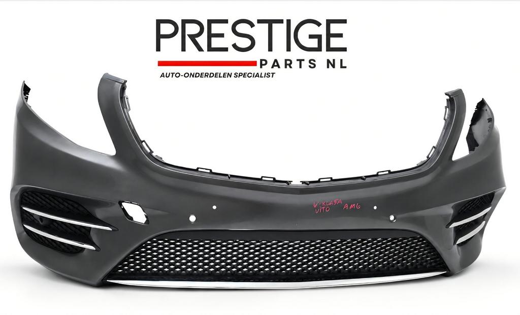 Voorbumper Mercedes V KLASSE W447 VITO AMG PDC A4478851000, Gebruikt, -, Voor, Ophalen of Verzenden