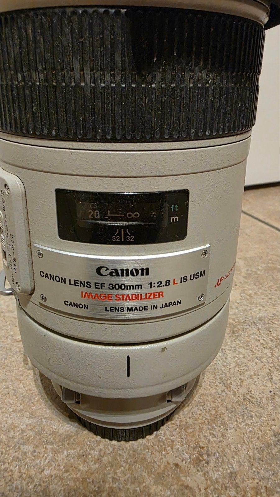 Canon EF 300mm f/2.8 L IS USM – inclusief koffer en zonnekap, Ophalen, Gebruikt, Canon, Beeldstabilisatie