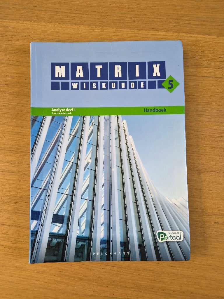 Matrix wiskunde 5 analyse deel 1 functieonderzoek, Boeken, Ophalen, ASO, Zo goed als nieuw, Wiskunde B