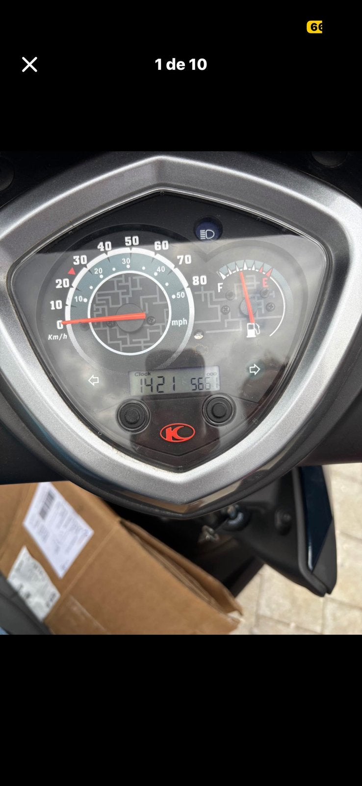 Scooter, Vélos & Vélomoteurs, Scooters | Kymco, Comme neuf, Super 8, Classe A (25 km/h), Essence, Enlèvement